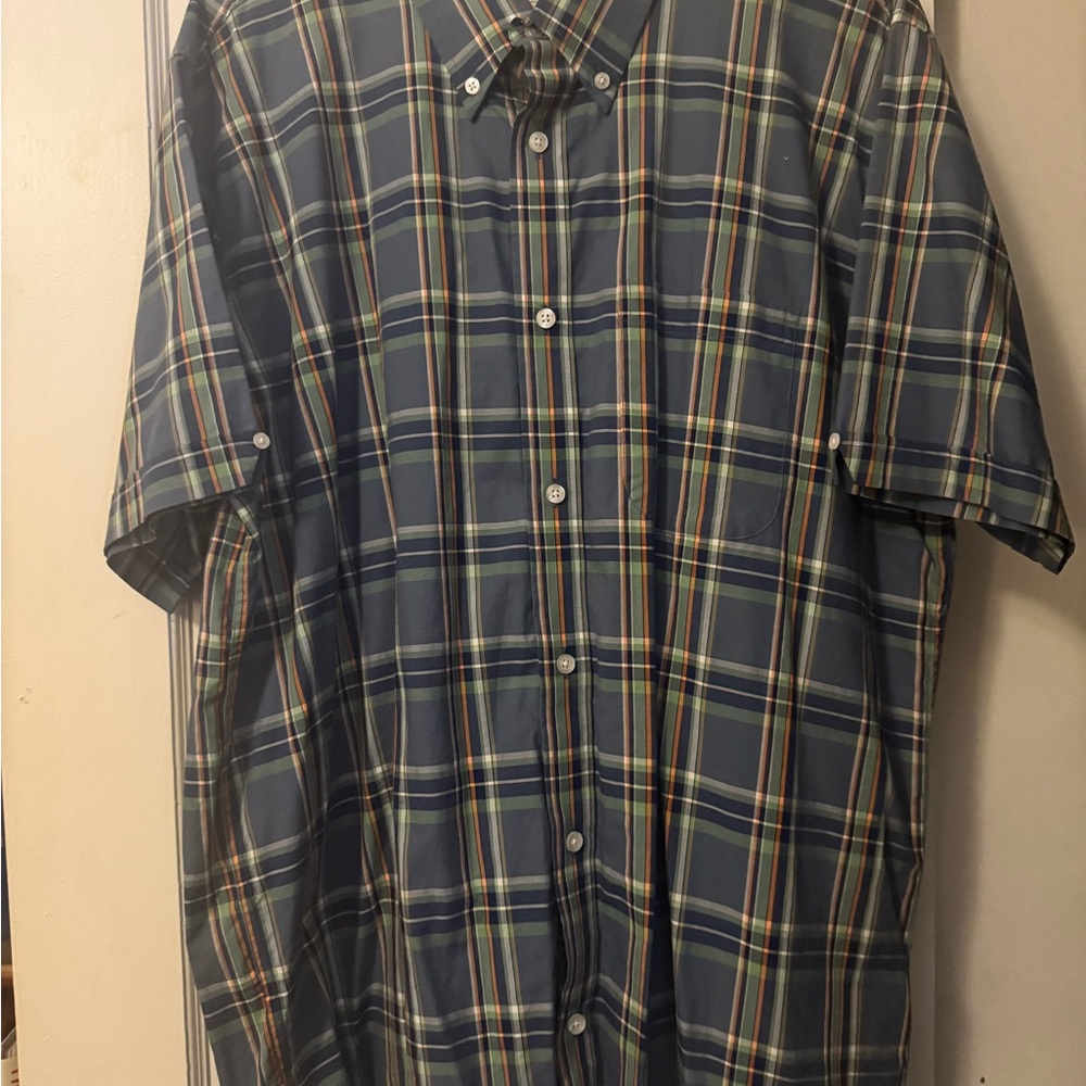 Relco London Blue Flannel Button-Up